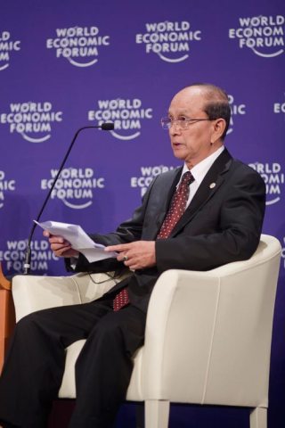 Thein Sein als burmesischer Premiermininister am Weltwirtschatsforum in Davos am 6. Juni 2010 (c) Thai Government (http://www.flickr.com/photos/thaigov/4675364003/)